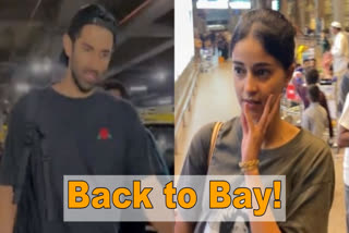 Rumoured couple Aditya Roy Kapur and Ananya Panday return to Mumbai from Lisbon vacay