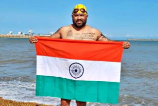 Ace swimmer Elvis Ali Hazarika of Assam crosses English Channel both ways