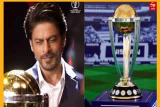 Shah Rukh Khan With ODI World Cup 2023 Trophy