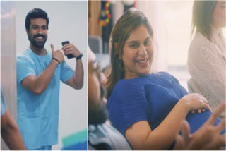 Telugu superstar Ram Charan's wife Upasana is celebrating her 40th birthday today, on July 20. To mark her special day, the actor-husband took to his social media handle and shared an unseen video of their daughter Klin Kaara, who they welcomed to the family on June 20 of this year. The RRR actor showered his wife with affection and penned down a heartfelt note along with the video.