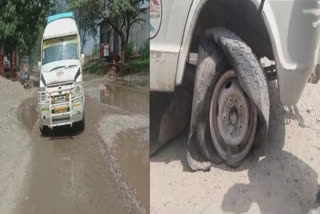 The driver took the school van with a flat tire