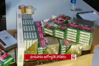 Foreign Cigarettes Seize  in Visakha