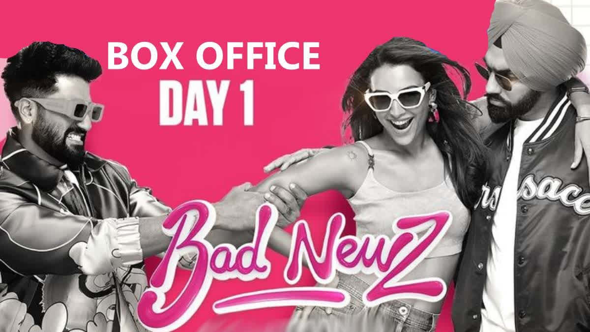 Bad Newz Box Office Collection Day 1: Comedy Drama Becomes Vicky Kaushal's Biggest Opener So Far