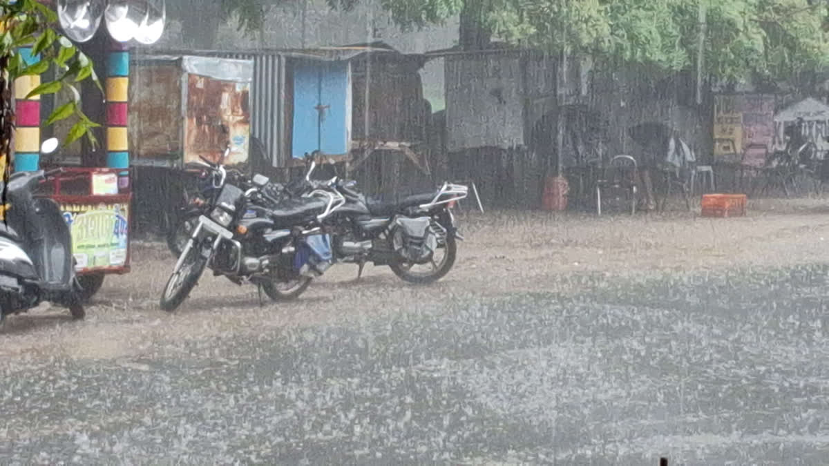 Heavy rain in Bhilwara