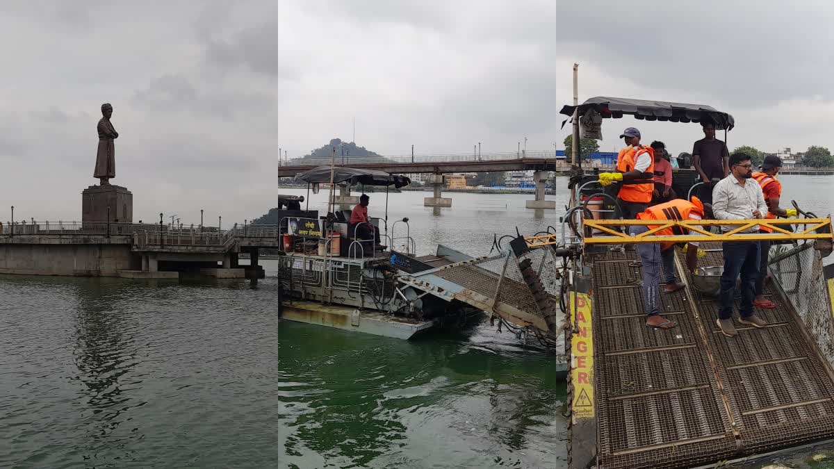 E ball technology used to clean Vivekananda Sarovar in Ranchi