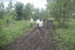 engineers inspected road faliya village