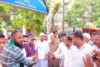 Symbolic protest of Majlis Ittehadul-Muslimeen in Malegaon in the case of Kolhapur communal violence