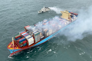 Maersk Frankfurt Cargo Ship Fire