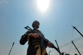 A BSF officer and a jawan died during patrol due to extreme heat in Harami Nallah area along India-Pak border in Gujarat: Officials.