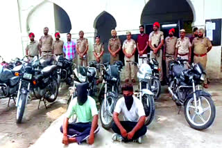 MOTORCYCLE THIEVES ARRESTED