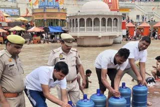 गाजियाबाद पुलिस ने कांवड़ियों के लिए हरिद्वार से मंगवाया गंगाजल