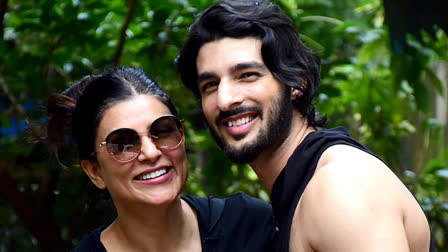 Sushmita Sen and Rohman Shawl spotted together at an awards event in Mumbai on July 19. Despite a previous breakup, their close bond remains evident, with Rohman seen as protective beau in latest videos and picture from the event.