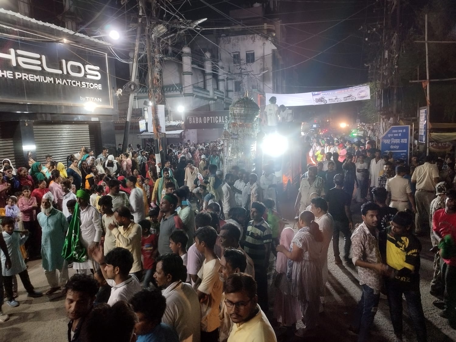 A case was registered for hoisting the Palestinian flag during the Muharram procession in Gaya