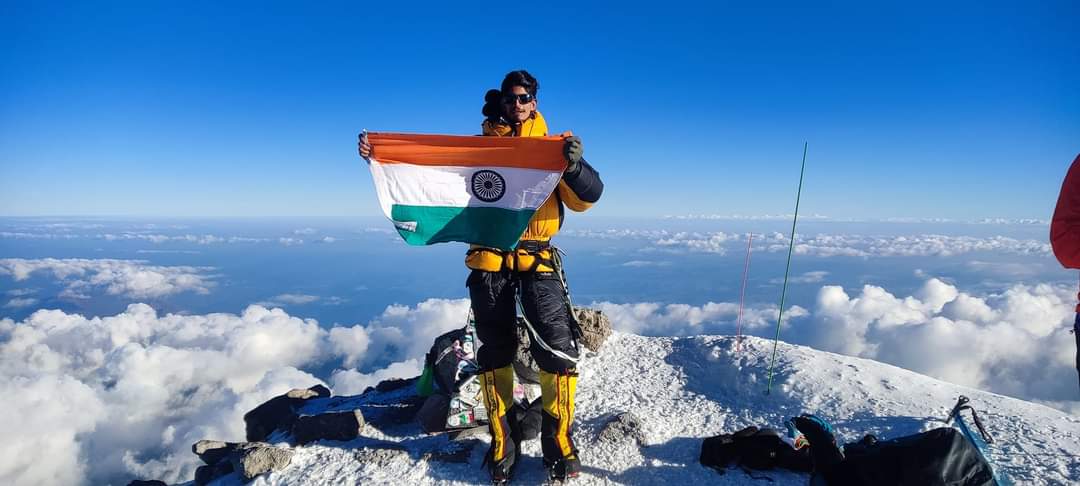 Rohit Bhatt Climbed Mount Elbrus