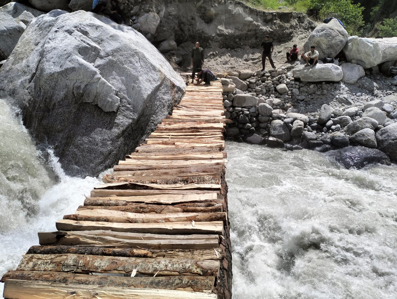 Bantoli Bridge Collapsed in Rudraprayag