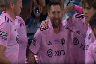 Watch: Messi mesmerises with an absolute stunner, his 10th goal in 7 games as Inter-Miami outshines Nashville in League Cup final