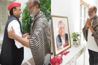 Rajinikanth meets Akhilesh Yadav