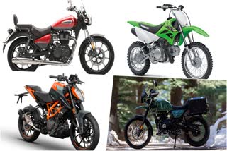 how many types of bikes in india