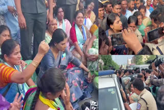 Rude Behaviour LB Nagar Police Against a Woman