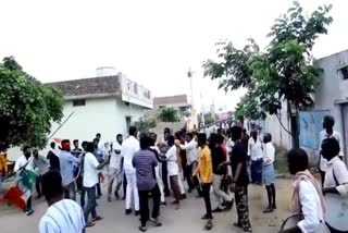 Congress BRS clash in Nasrullabad