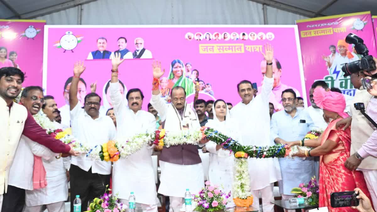 Nawab Malik in Jan Samman Yatra