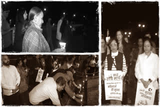 A midnight candle march was taken out in Shimla demanding justice for Kolkata doctor, who was allegedly raped and murdered