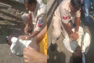 INDORE POLICEMAN GAVE CPR