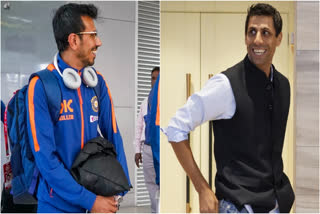 Yuzvendra Chahal and Ashish Nehra