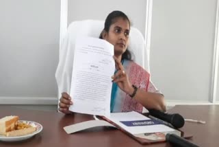 Hindupur Municipal Chairperson Indraja Resigned to YSRCP