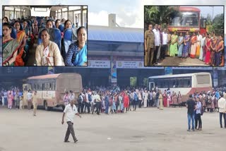 Ladki Bahin Yojana program in Ratnagiri, plight of passengers in Satara, schedule of ST collapsed