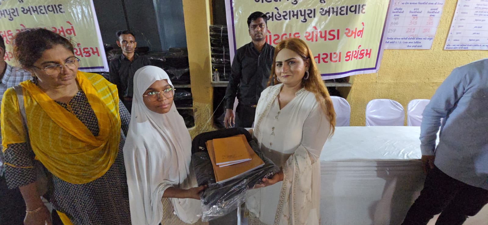 Distribution of school kit to school children by Sanjar Seva Samiti