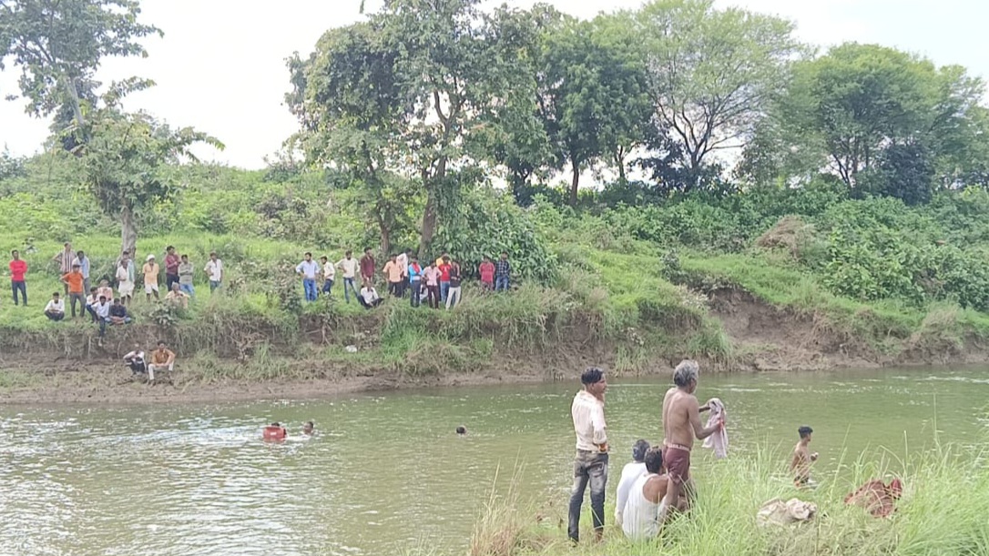 Vidisha Cutan river 3 child drowned