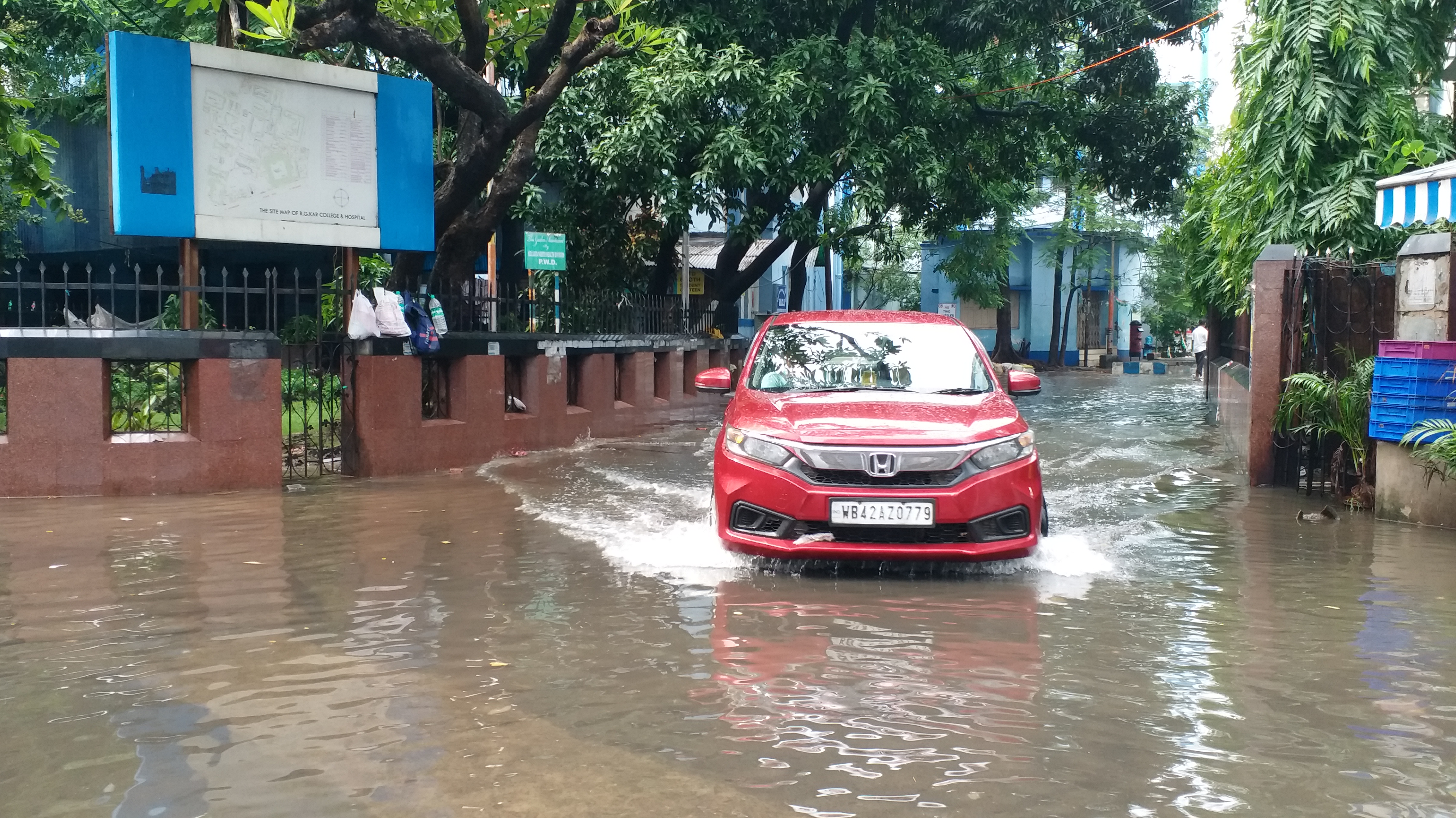 Waterlogged Kolkata