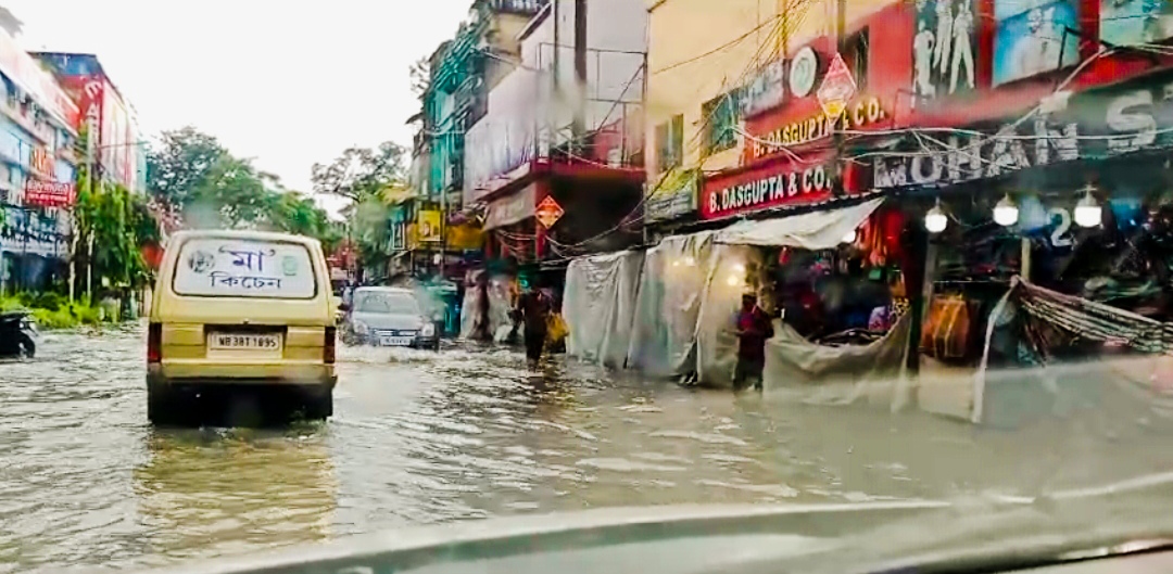 Waterlogged Kolkata