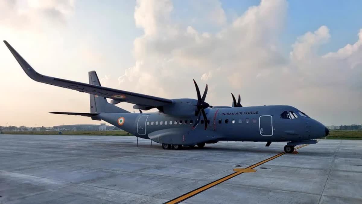 C-295 Transport Aircraft Landed In Vadodara