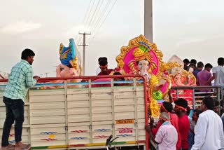 Transport Department Rents on Ganesh Idols Immersion in Hyderabad