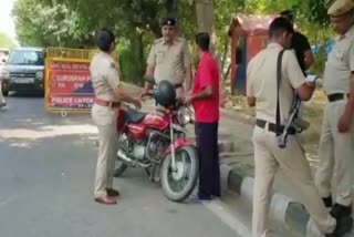 haryana traffic police challan