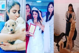 Animal Lover Former Miss Haryana Preeti Dubey