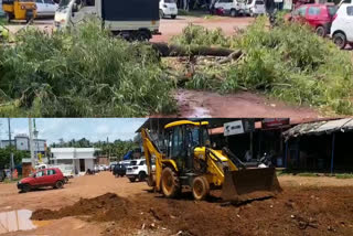 CPM Panayal Local Committee Office  Complaint Against Tree Cutting panayal  CPM Panayal office Inauguration  trees cut for the party event  CPM