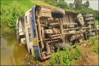 RTC Bus Overturns