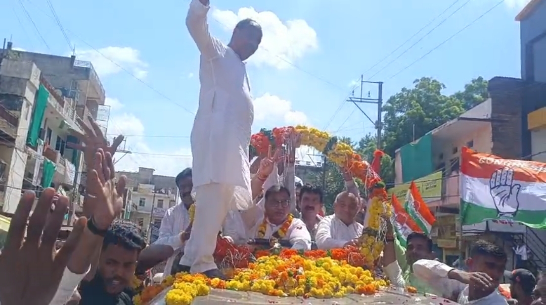 Jan Aakrosh Yatra reached Morena