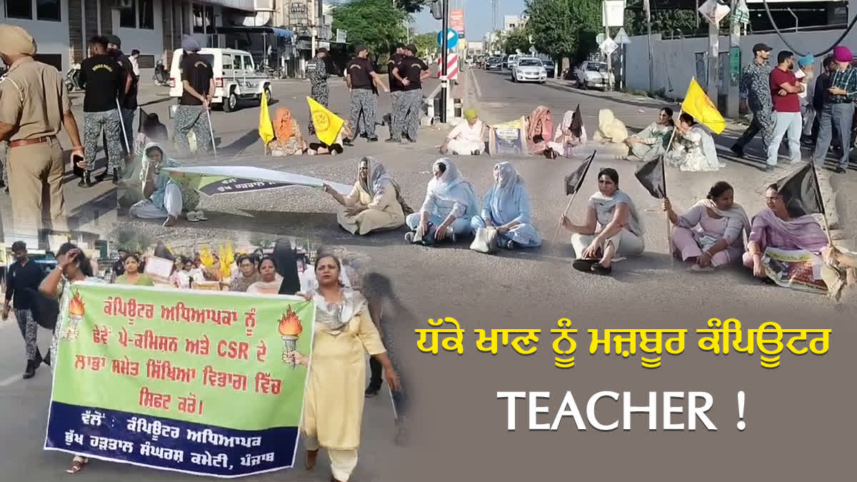 Protest by computer teachers