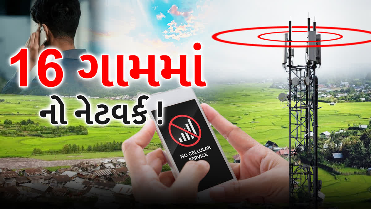 વલસાડ જિલ્લાના 16 ગામોમાં મોબાઈલ નેટવર્ક ન હોવાથી લોકો હાલાકીનો સામનો કરે છે