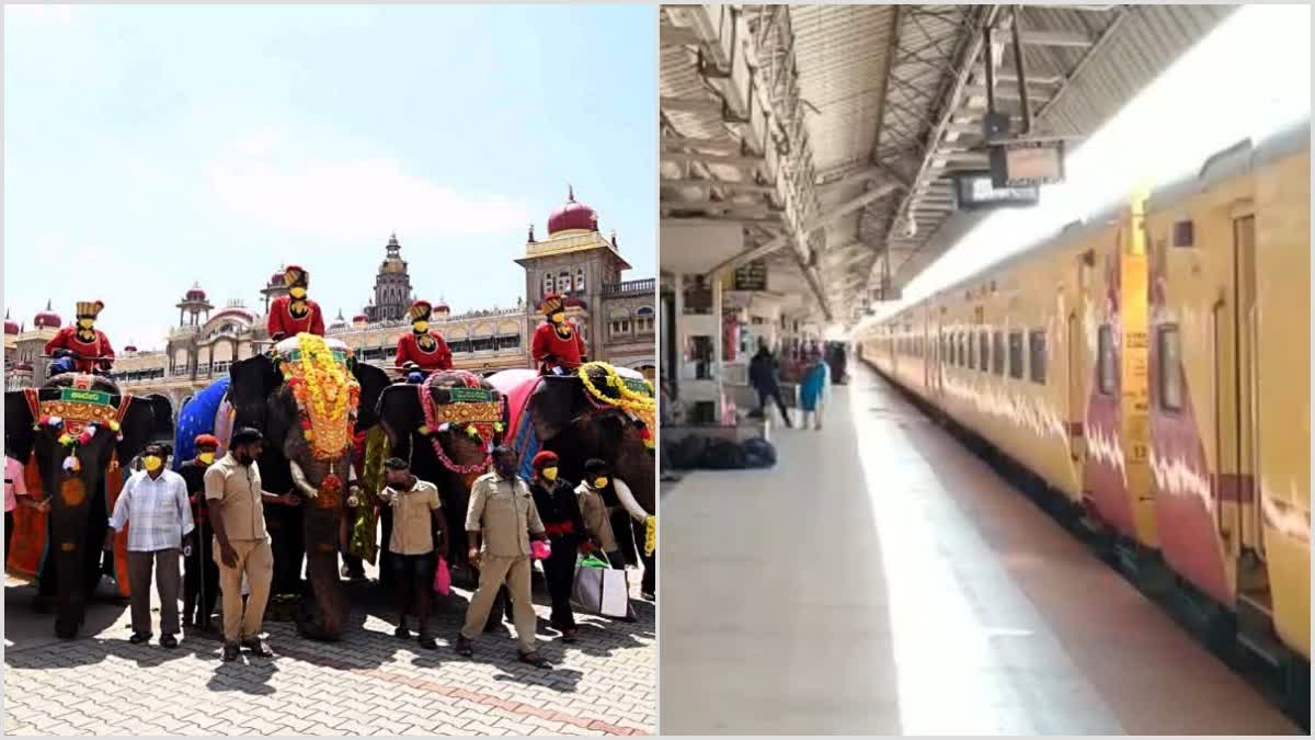 Provision of temporary extra coaches for 34 trains for Dasara festival