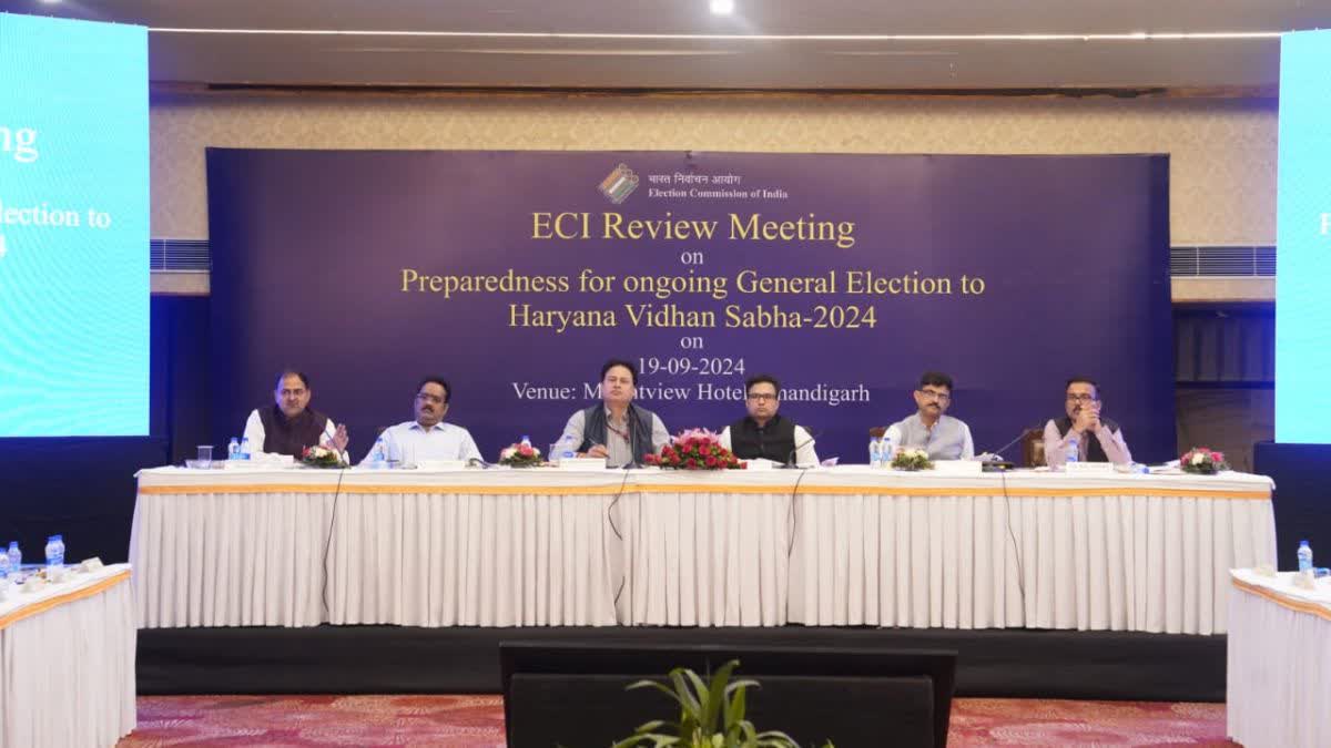 ECI REVIEWS VOTING PREPARATIONS