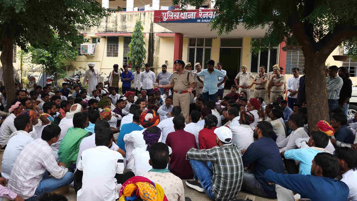 Gurjar society protest for cattle