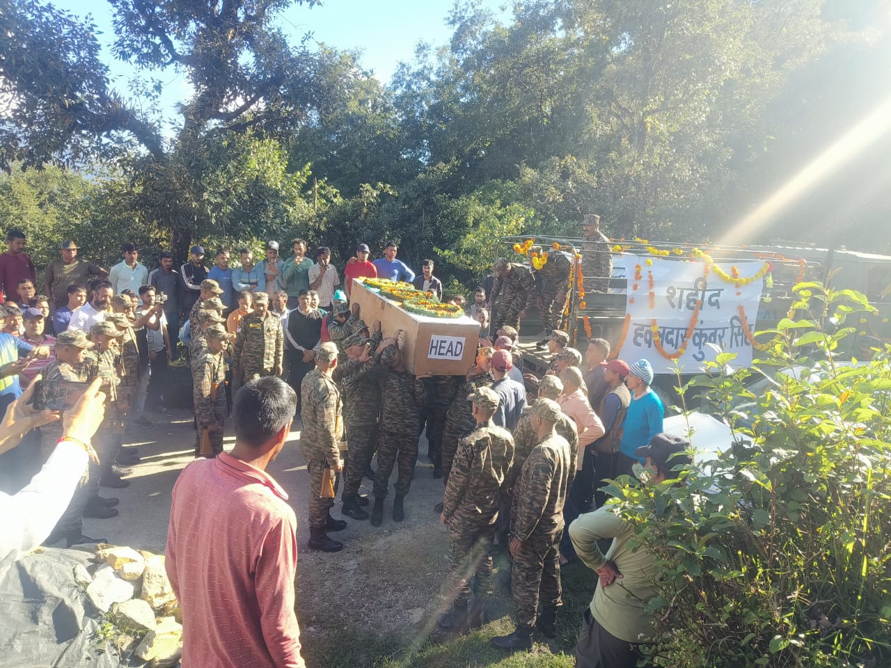 Last Rites of Havildar Kunwar Singh