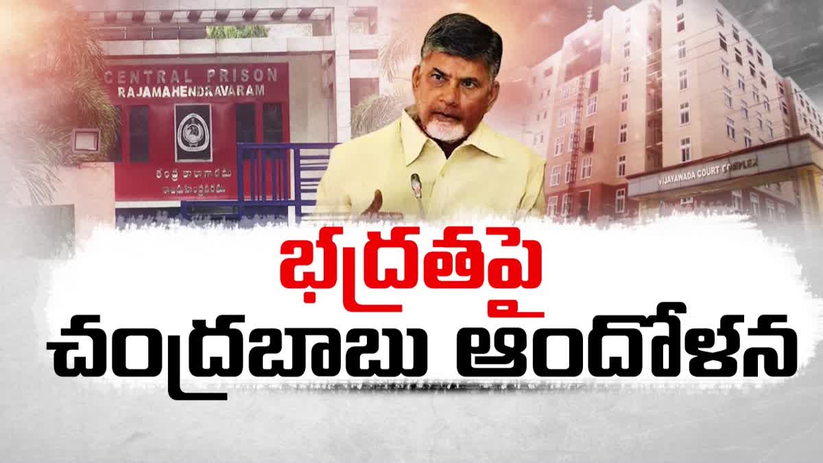 Chandrababu expressed doubts about security in jail