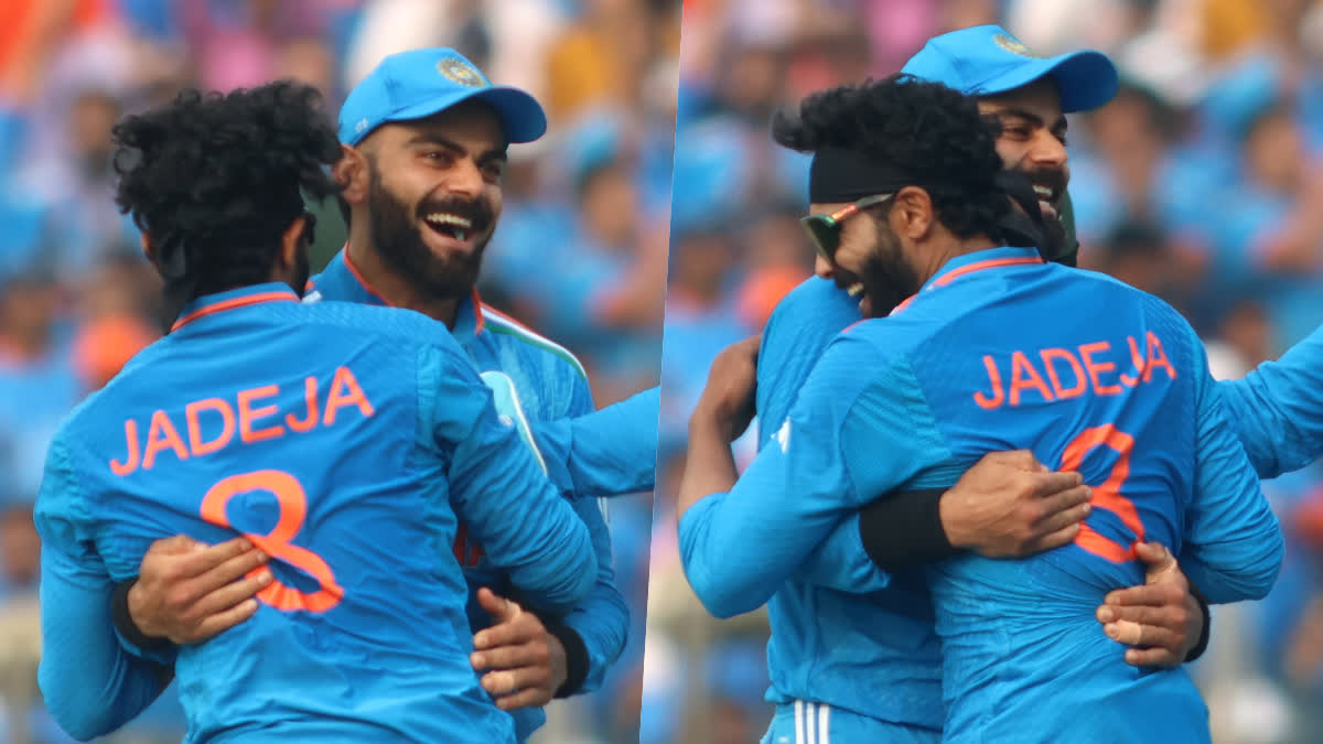 Cricket World Cup 2023  Virat Kohli Sorry To Ravindra Jadeja  Virat Kohli Ravindra Jadeja  India vs Bangladesh  Virat Kohli 78th International Century  ക്രിക്കറ്റ് ലോകകപ്പ്  ഏകദിന ലോകകപ്പ് 2023  ഇന്ത്യ ബംഗ്ലാദേശ്  രവീന്ദ്ര ജഡേജയോട് ക്ഷമാപണം നടത്തി വിരാട് കോലി  വിരാട് കോലി രവീന്ദ്ര ജഡേജ