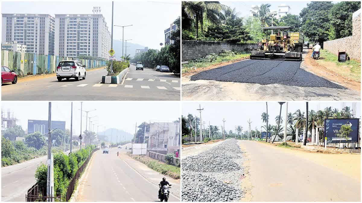 Roads Around YSRCP Leaders Properties